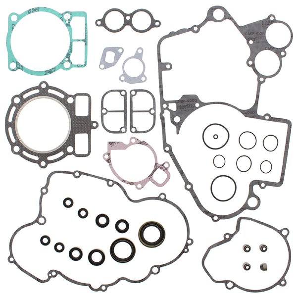Winderosa Gasket Kit With Oil Seals for KTM 400 EXC Racing 00 01 02 811317